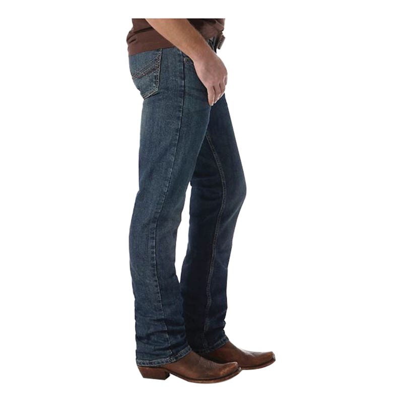 Wrangler 20X Series 44MWXMA-30X36 Jeans, 30 in, 36 in L, McAllen, Slim, Straight, Stretchable