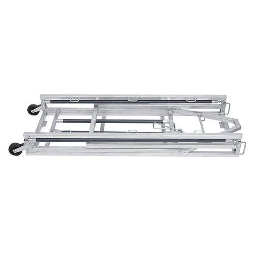 Weaver Livestock Chute, 122 in OAL, 36-1/2 in OAW, 75 in OAH, Aluminum