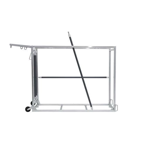 Weaver Livestock Chute, 122 in OAL, 36-1/2 in OAW, 75 in OAH, Aluminum
