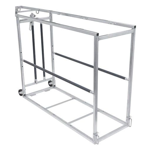 Weaver Livestock Chute, 122 in OAL, 36-1/2 in OAW, 75 in OAH, Aluminum