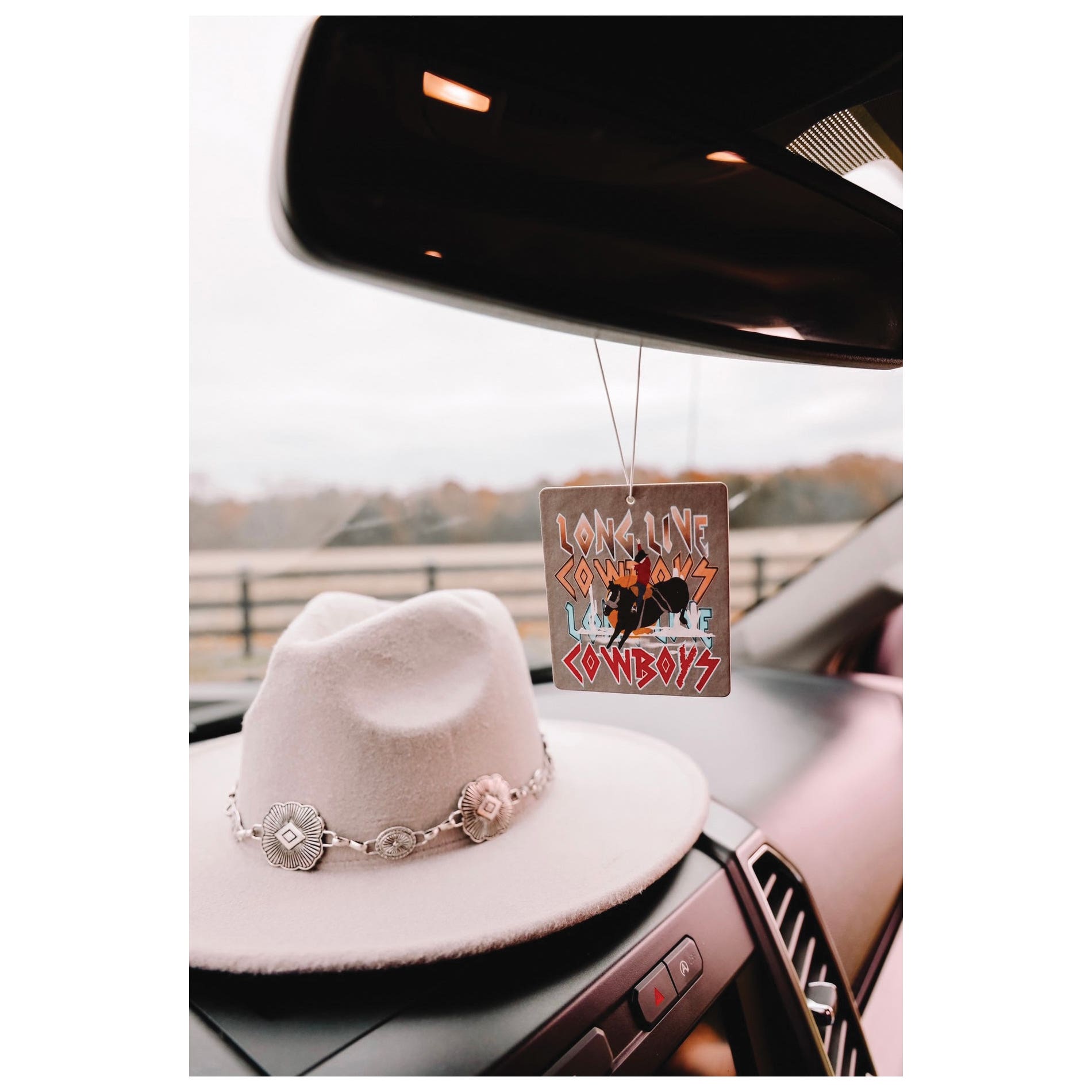 Front Porch Boutique Long Live Cowboys Air Freshener, Sandalwood