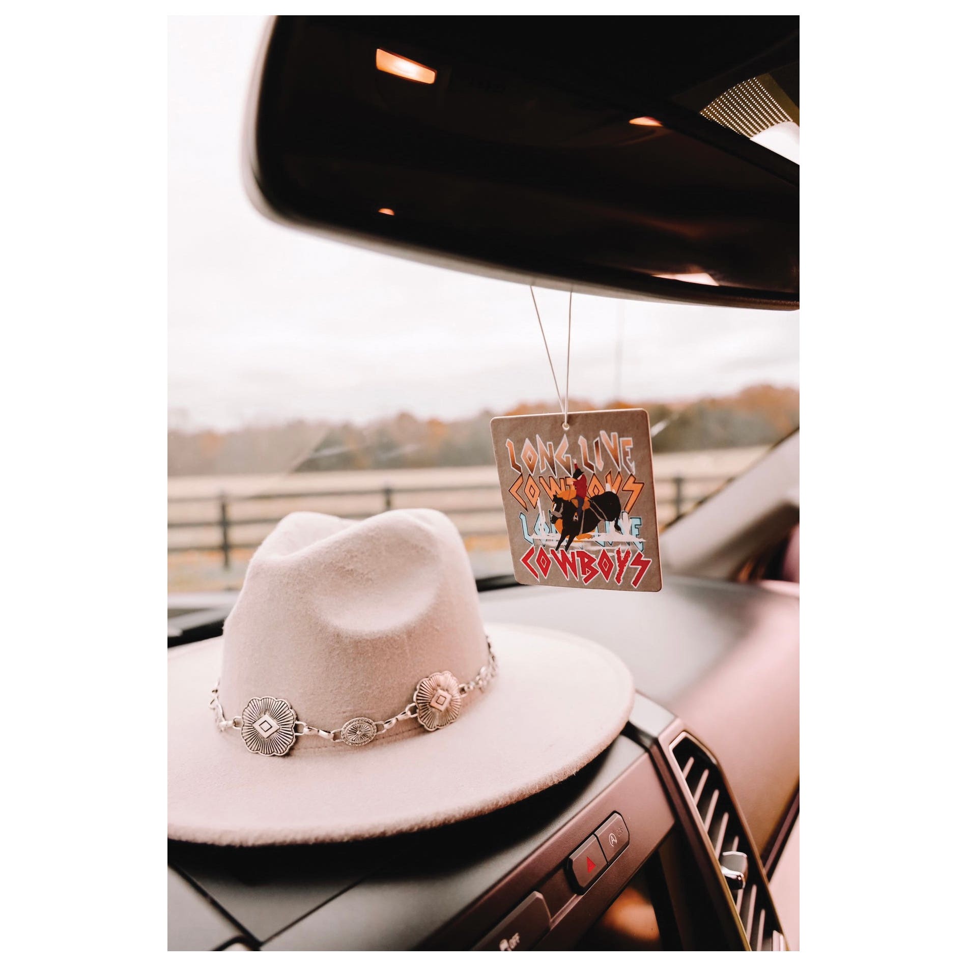 Front Porch Boutique Long Live Cowboys Air Freshener, Sandalwood