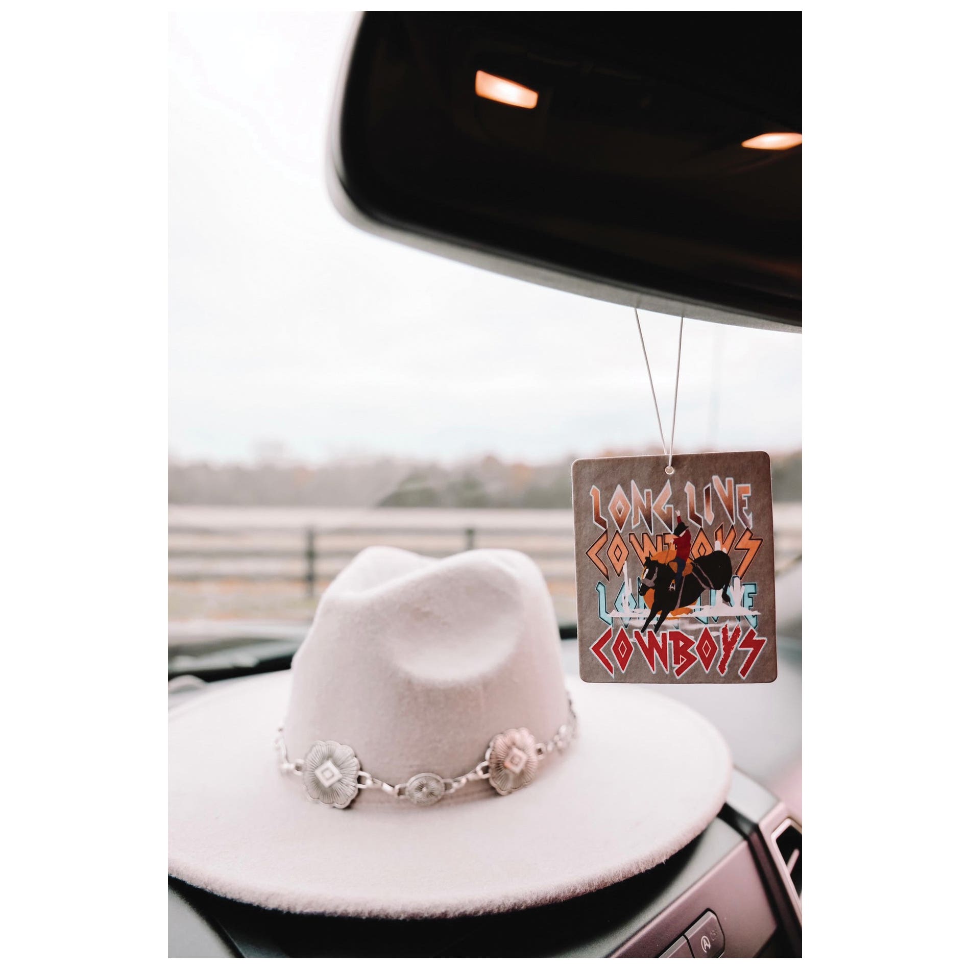 Front Porch Boutique Long Live Cowboys Air Freshener, Sandalwood