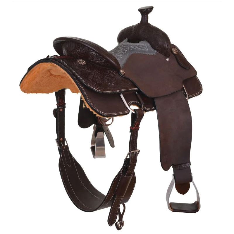 Circle Y Mesquite Roper Series Saddle, 15-1/2 In.