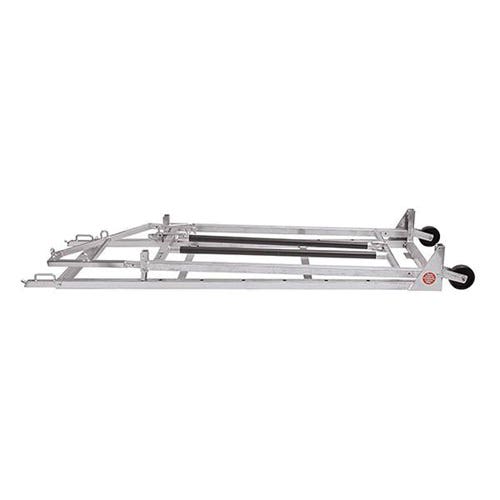 Weaver Livestock Half Chute, 120 in OAL, 36-1/2 in OAW, 75 in OAH, Aluminum