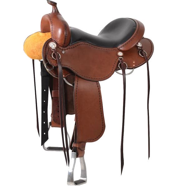 Cashel Smoothout Trail Chocolate Saddle, 16 In.