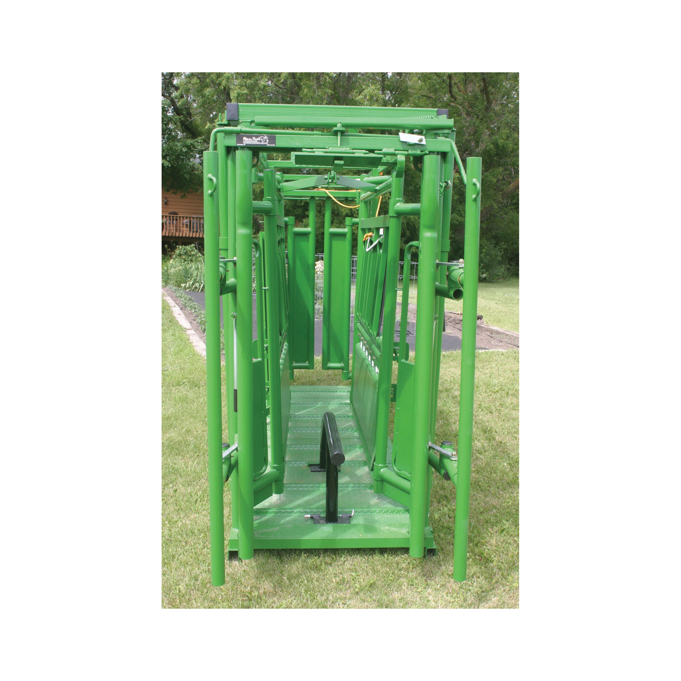 Real Tuff Cattle Squeeze Chute, 42 in OAL, 12 ft OAH