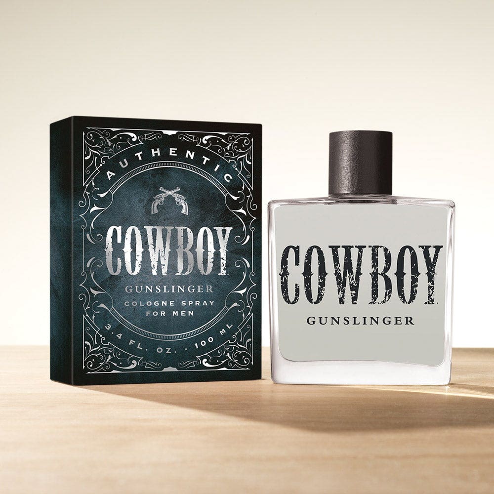 Tru Western Cowboy Gunslinger Cologne, 3.4 oz