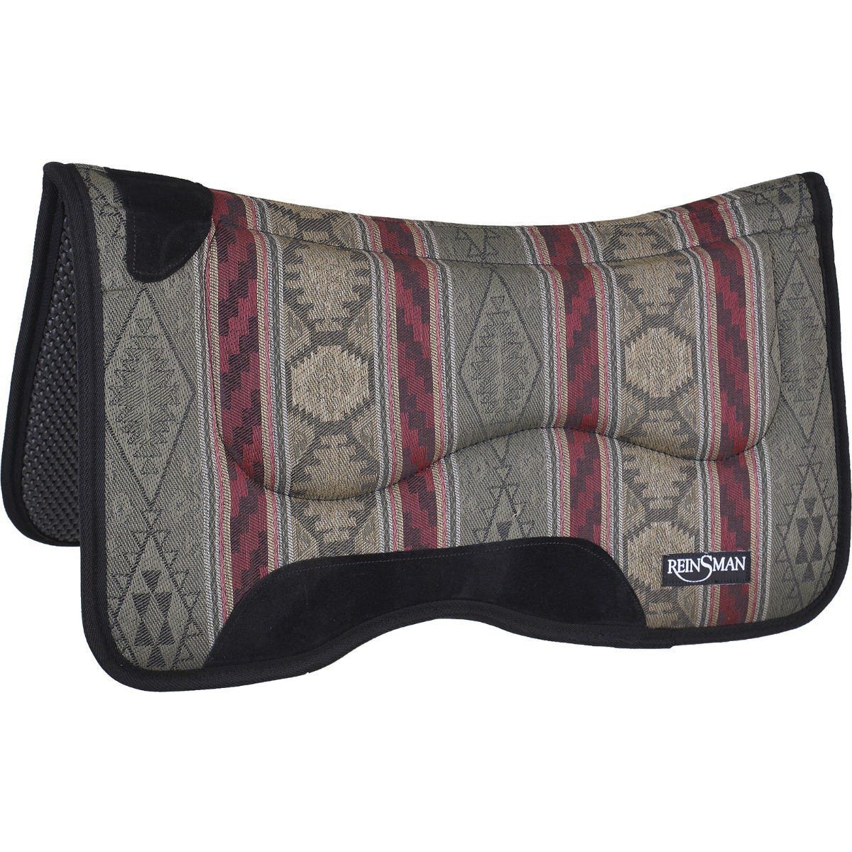 Reinsman M2 Lite Series Square Contour Pad, Horse, 1 in Thick, Diablo Olive