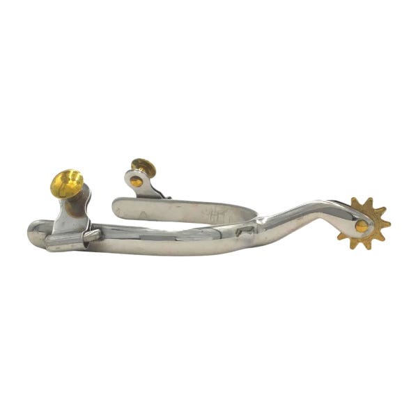 Colorado Saddlery Pony Express Spur, Men's, Brass/Stainless Steel
