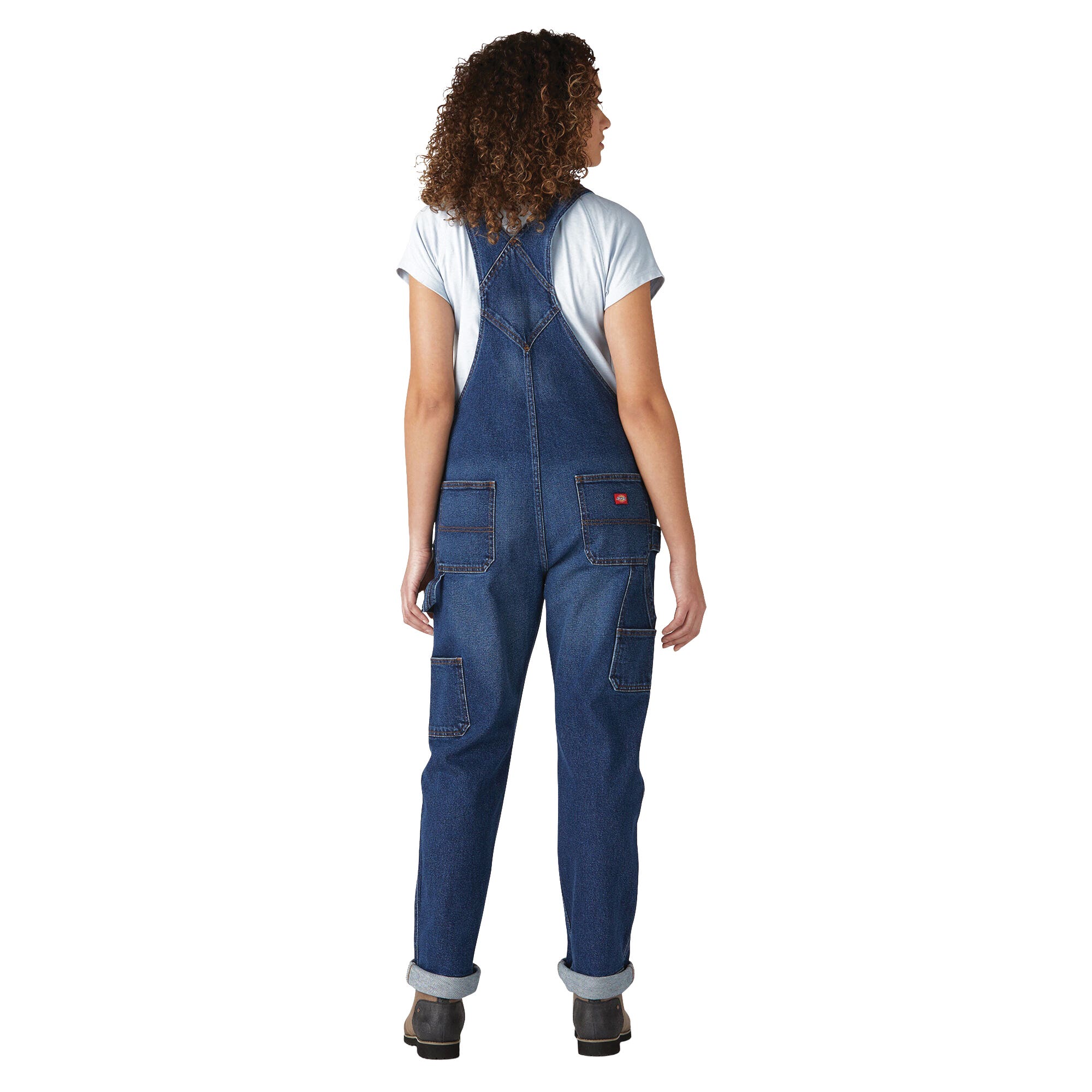 Dickies Bib Overalls, 2XL, Fits to Chest Size: 46 in, Fits to Waist Size: 40-1/2 in, Cotton/Spandex