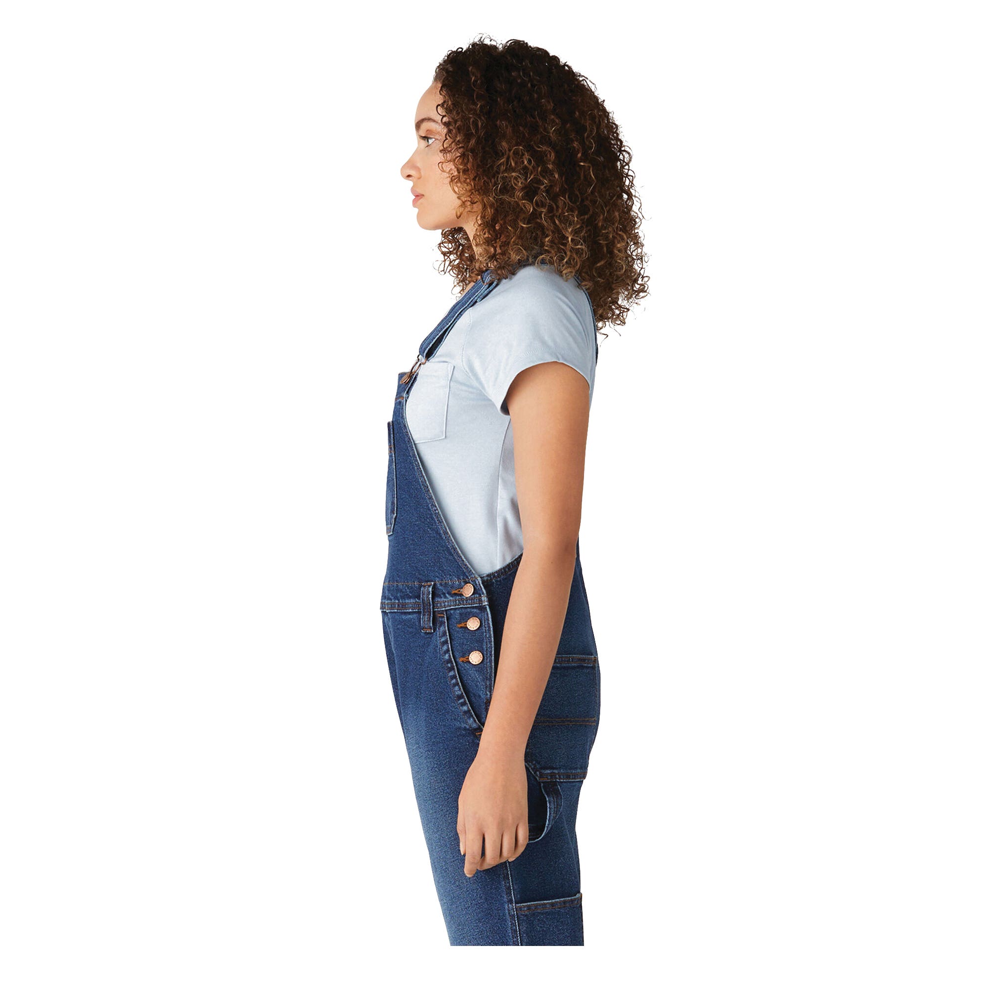 Dickies Bib Overalls, 2XL, Fits to Chest Size: 46 in, Fits to Waist Size: 40-1/2 in, Cotton/Spandex