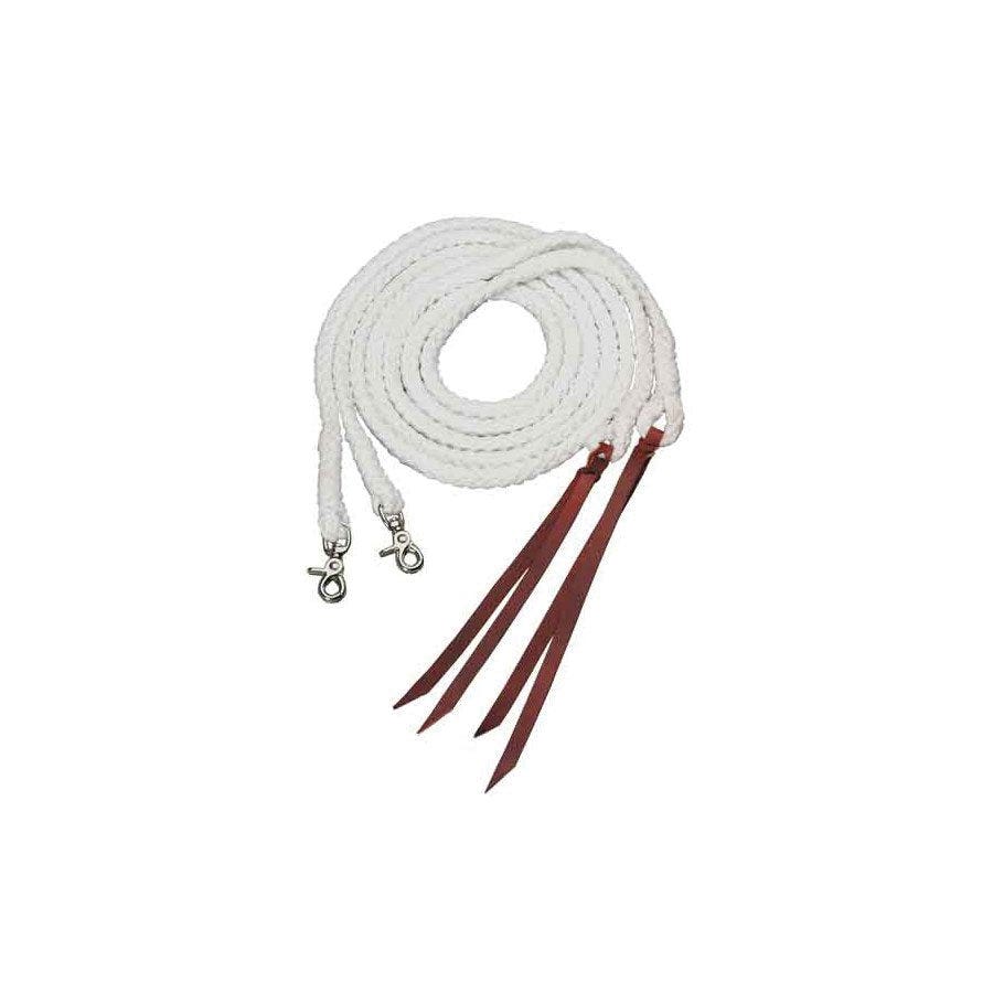 Colorado Saddlery Split Reins, 8 ft L, 1/2 in W, 1/2 in, Polyester