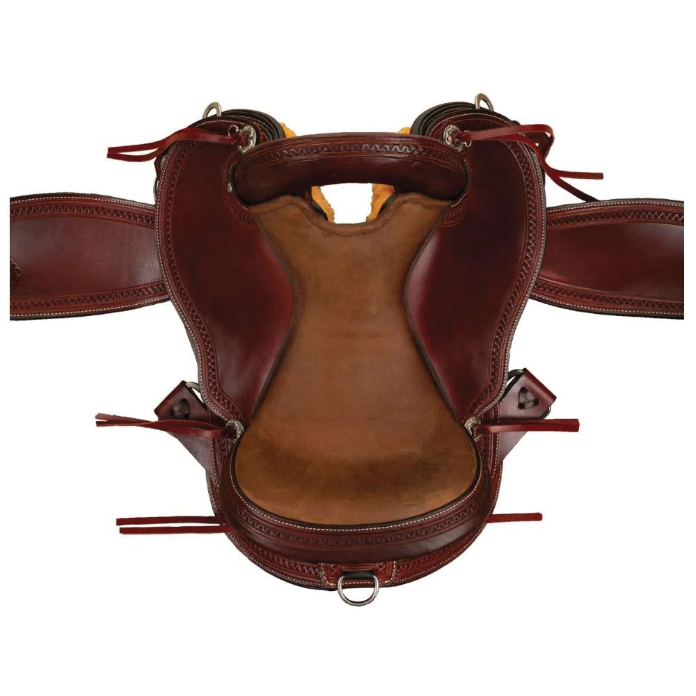 Circle Y Gray Forest Flex2 Trail Series Saddle, 17 In., Dual Bar