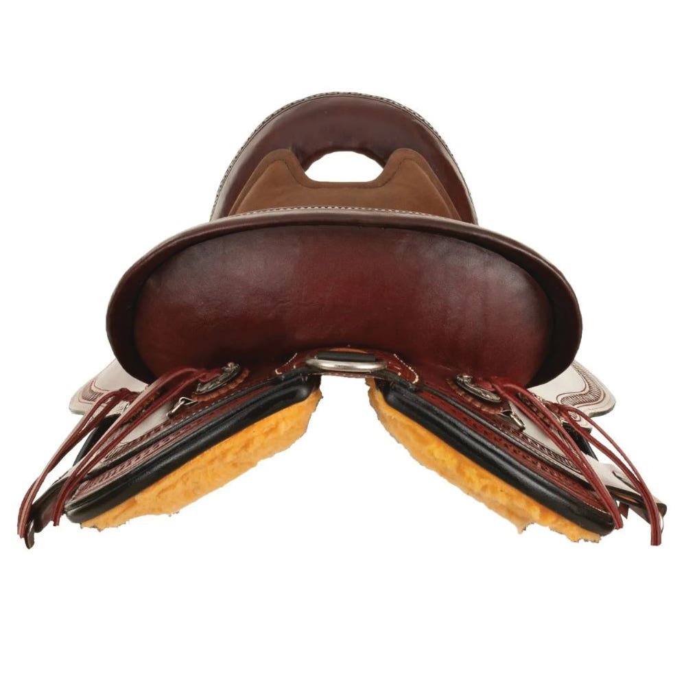 Circle Y Gray Forest Flex2 Trail Series Saddle, 16 In., Dual Bar