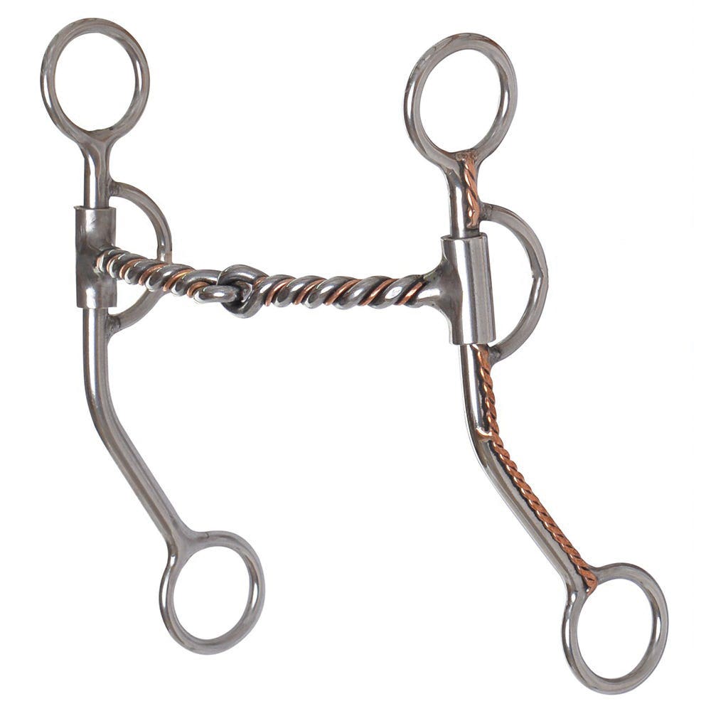 Reinsman Curb Bit, 5 in Mouth, Copper/Iron