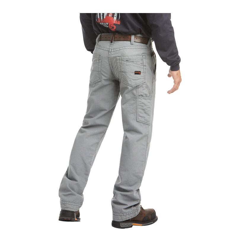 Ariat FR M4 Series Men's Pants, L, 36 in, 34 in L, Medium Gray, Bootcut, Relaxed