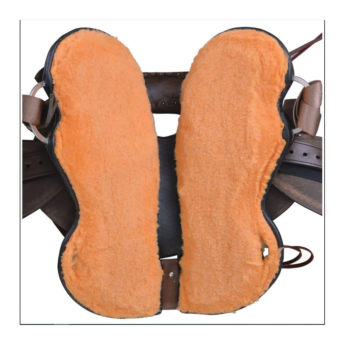 Circle Y Sunflower Flex2 Trail Series VIn.tage Leather Saddle, 15 In.