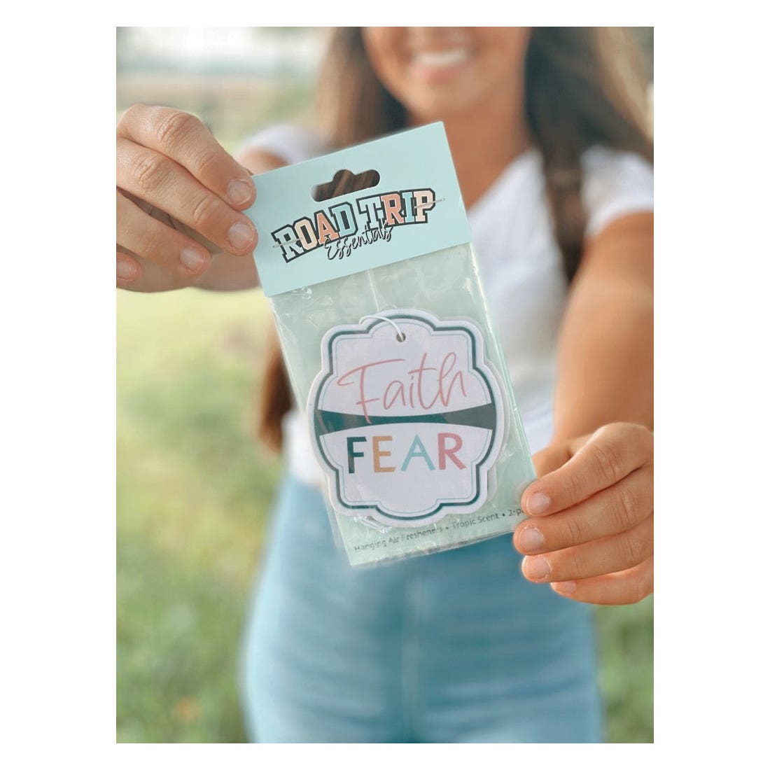 Front Porch Boutique Faith Over Fear Air Freshener, Tropic