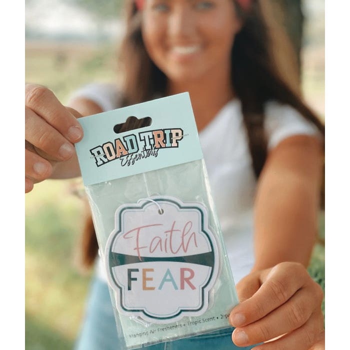 Front Porch Boutique Faith Over Fear Air Freshener, Tropic