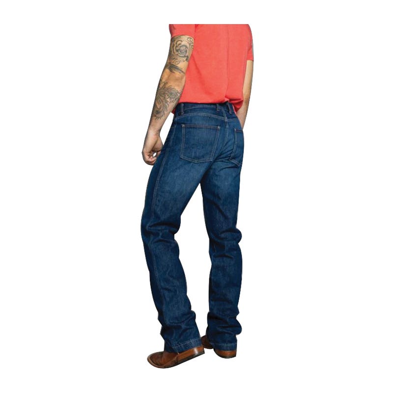 Kimes Ranch Jeans, 36 in, 38 in L, Blue, Bootcut, Relaxed