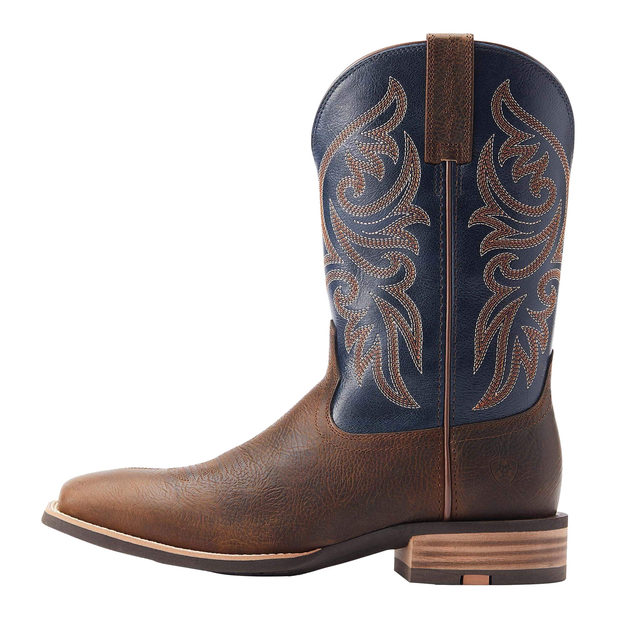 Ariat Slingshot Series Western Boots, 10.5, D W, Six-Row Stitch, Rowdy Rust, Leather