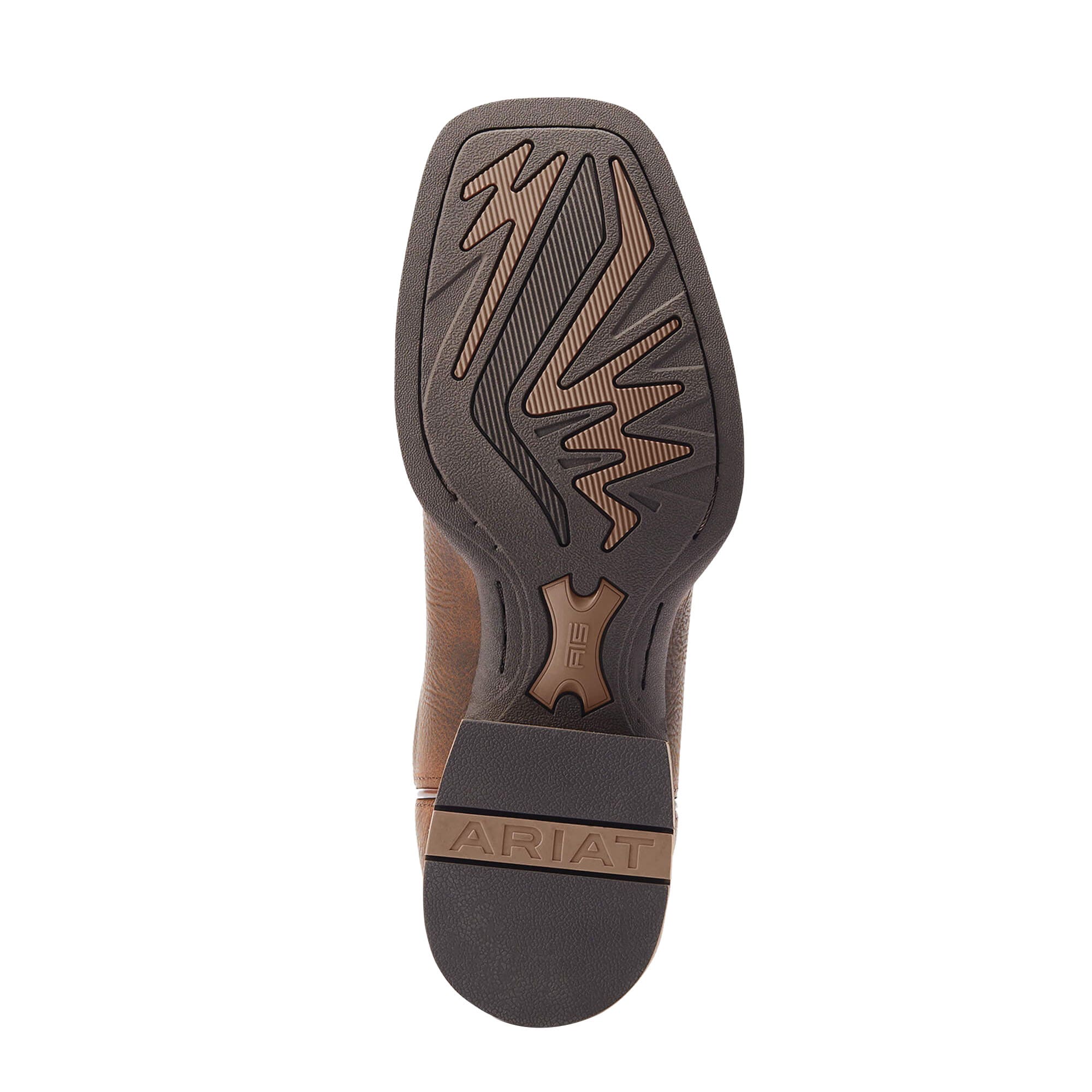 Ariat Slingshot Series Western Boots, 9, D W, Six-Row Stitch, Rowdy Rust, Leather