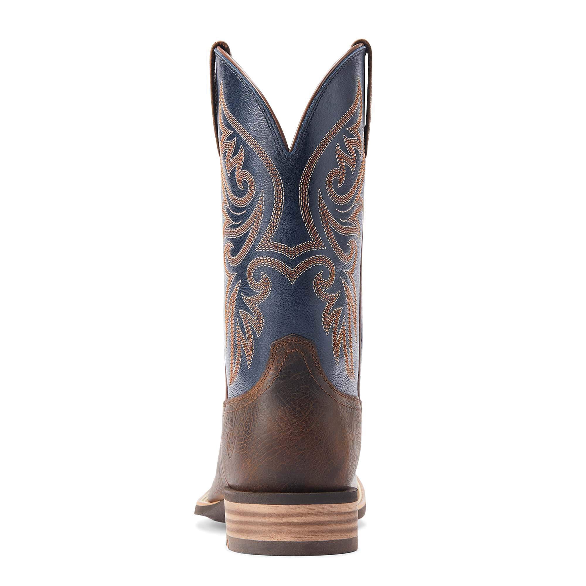 Ariat Slingshot Series Western Boots, 10.5, D W, Six-Row Stitch, Rowdy Rust, Leather