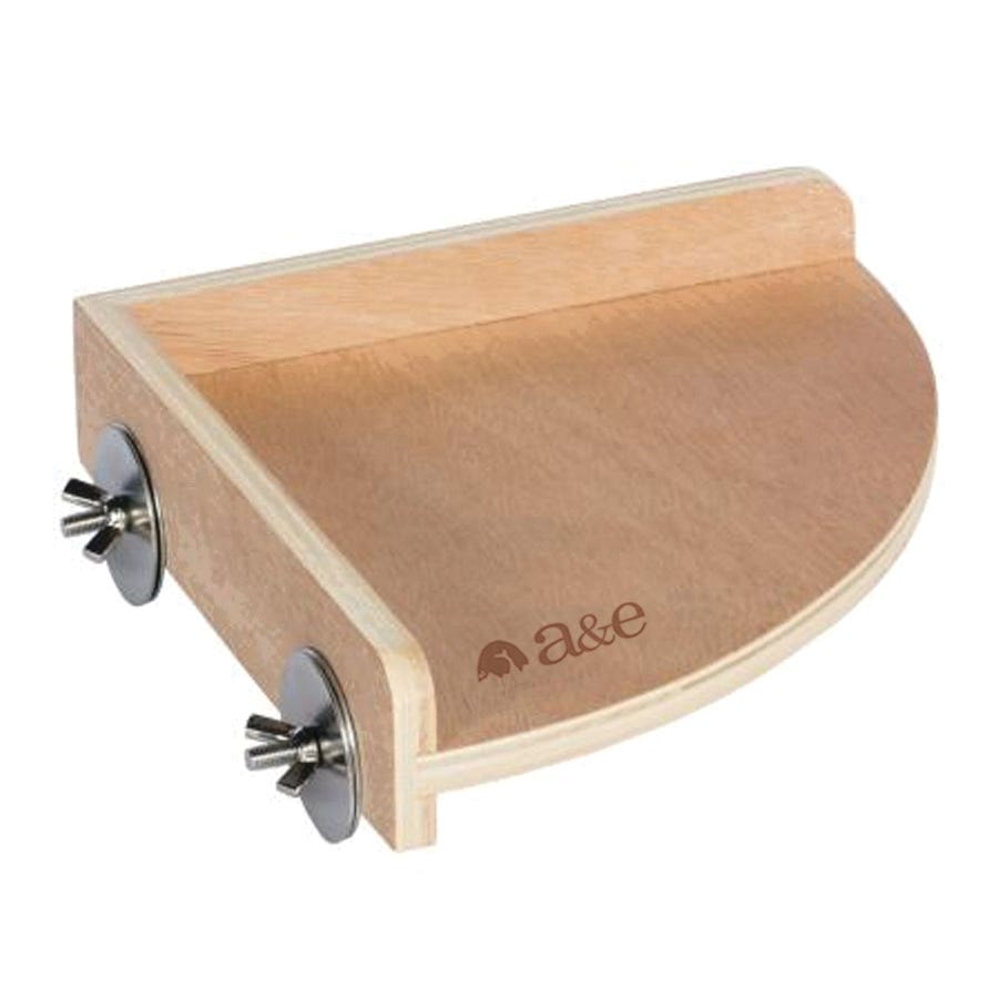 a&e Small Corner Shelf 7.125 in L 7.125 in W Plywood