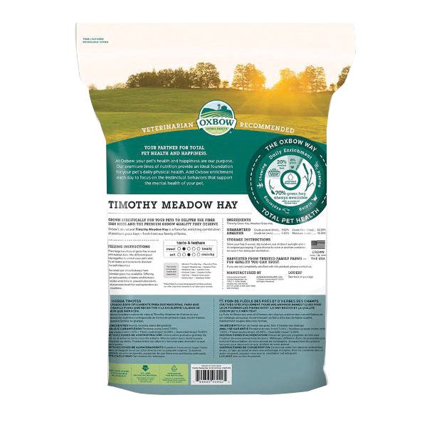 Oxbow Timothy Meadow Hay, 84 oz