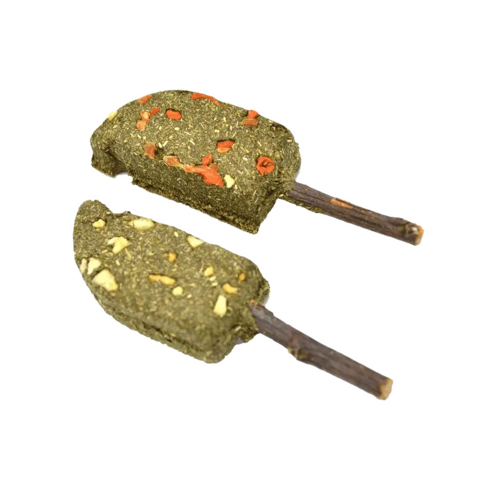 Oxbow Enriched Life Timothy Popsicle Pet Treat, for Chinchillas, Guinea Pigs, Rabbits