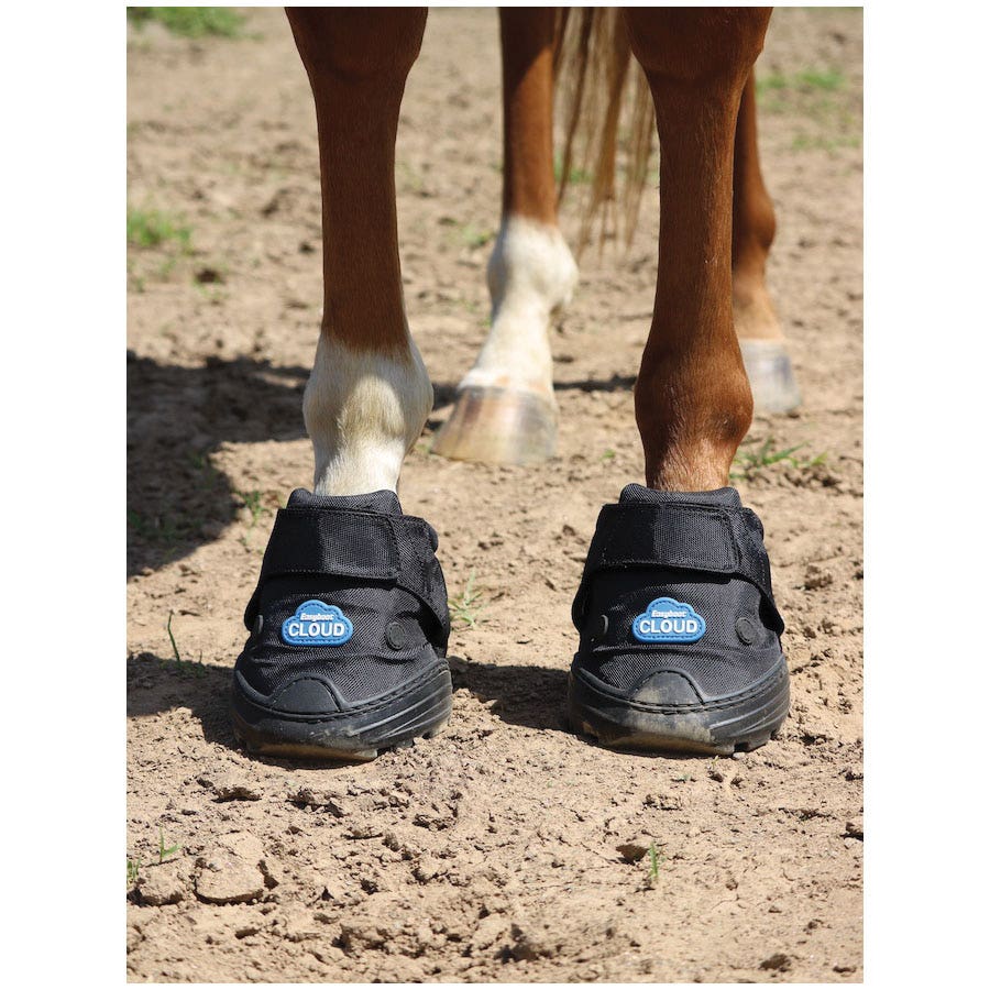 Easyboot Cloud Series Therapeutic Hoof Boots, #6, Cordura/EVA, Black