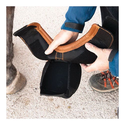 Easyboot Trail Original Series Hoof Boots, #0, Cordura Fabric/Leather, Black