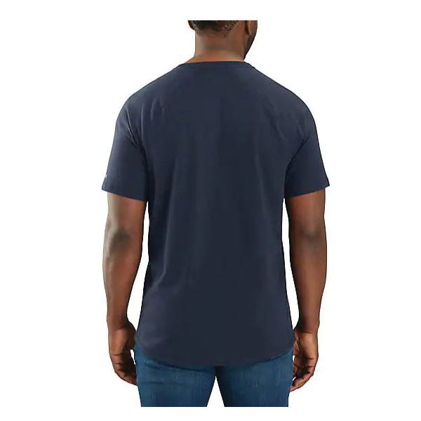 Carhartt Men's Force® Relaxed Fit Short-Sleeve Pocket T-Shirt, Carbon Heather, Tall, 3XL