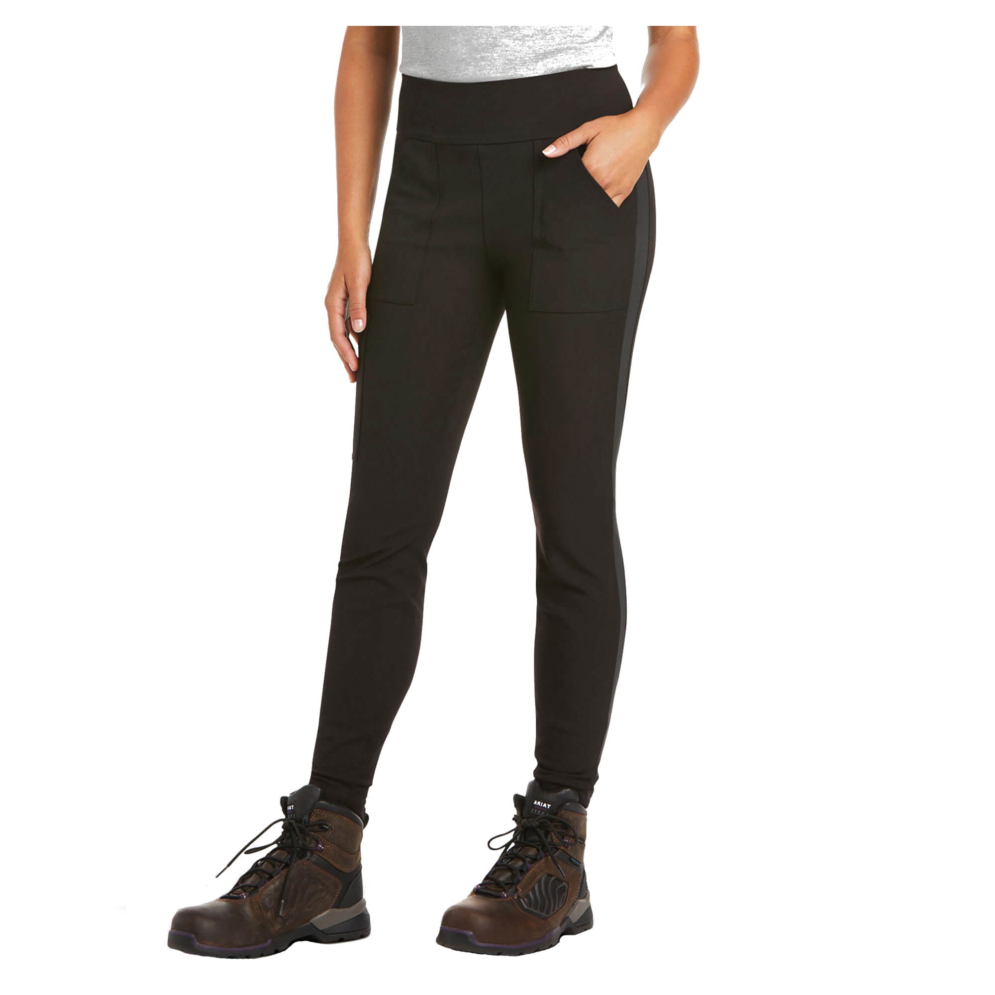 Ariat Rebar Series Utility Leggings, M, 29 to 30 in, Black, Regular, Stretchable