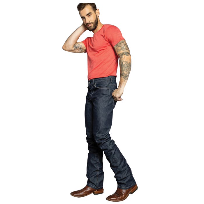 Kimes Ranch Jeans, 29 in, 36 in L, Blue, Straight