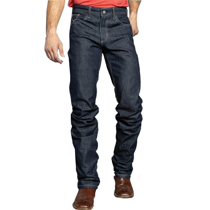 Kimes Ranch Jeans, 29 in, 34 in L, Blue, Straight