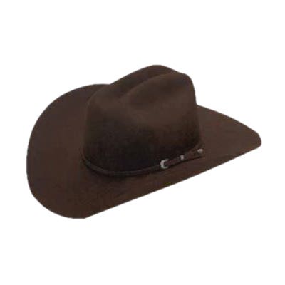 Twister Double S/Colton Series T7101047-6.75 Hat, Men's, 6-3/4, Wool, Chocolate