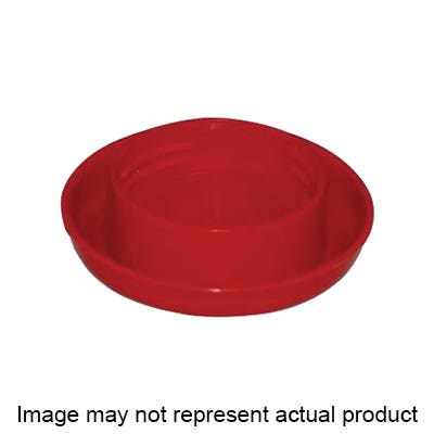 Harris Farms Poultry Screw-On Fount Base, 1 qt, Glass/Plastic, Green