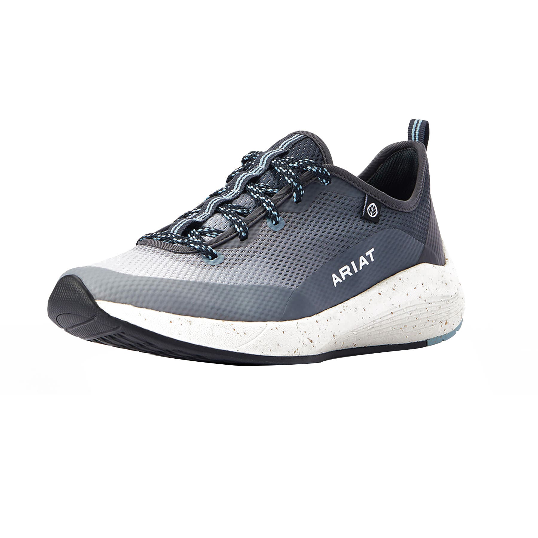 Ariat ShiftRunner Series 10042566-10B Shoes, 10, B W, Smoky Gray, Polyester, Lace-Up, Insulated