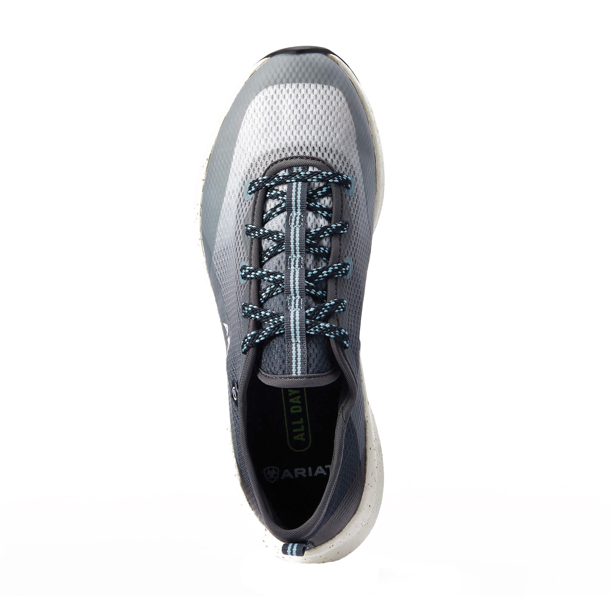 Ariat ShiftRunner Series 10042566-10B Shoes, 10, B W, Smoky Gray, Polyester, Lace-Up, Insulated