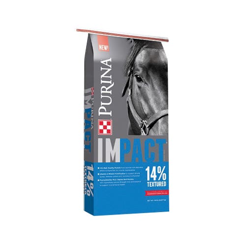 PMI Nutrition Impact 3004517-506 Concentrated Horse Feed, Textured