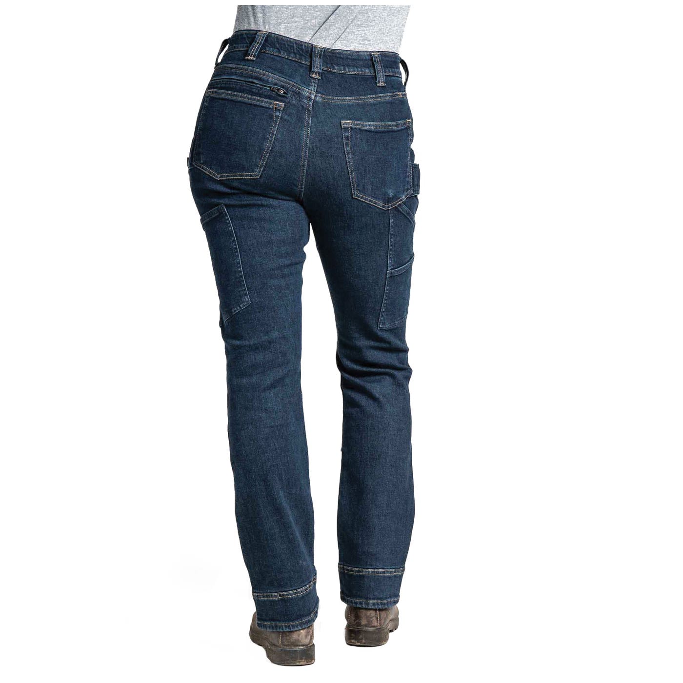 Dovetail Workwear Britt X Power Hemp Series Pants, 16, 33-1⁄2 to 37-3⁄4 in, 32 in L, Indigo, Straight
