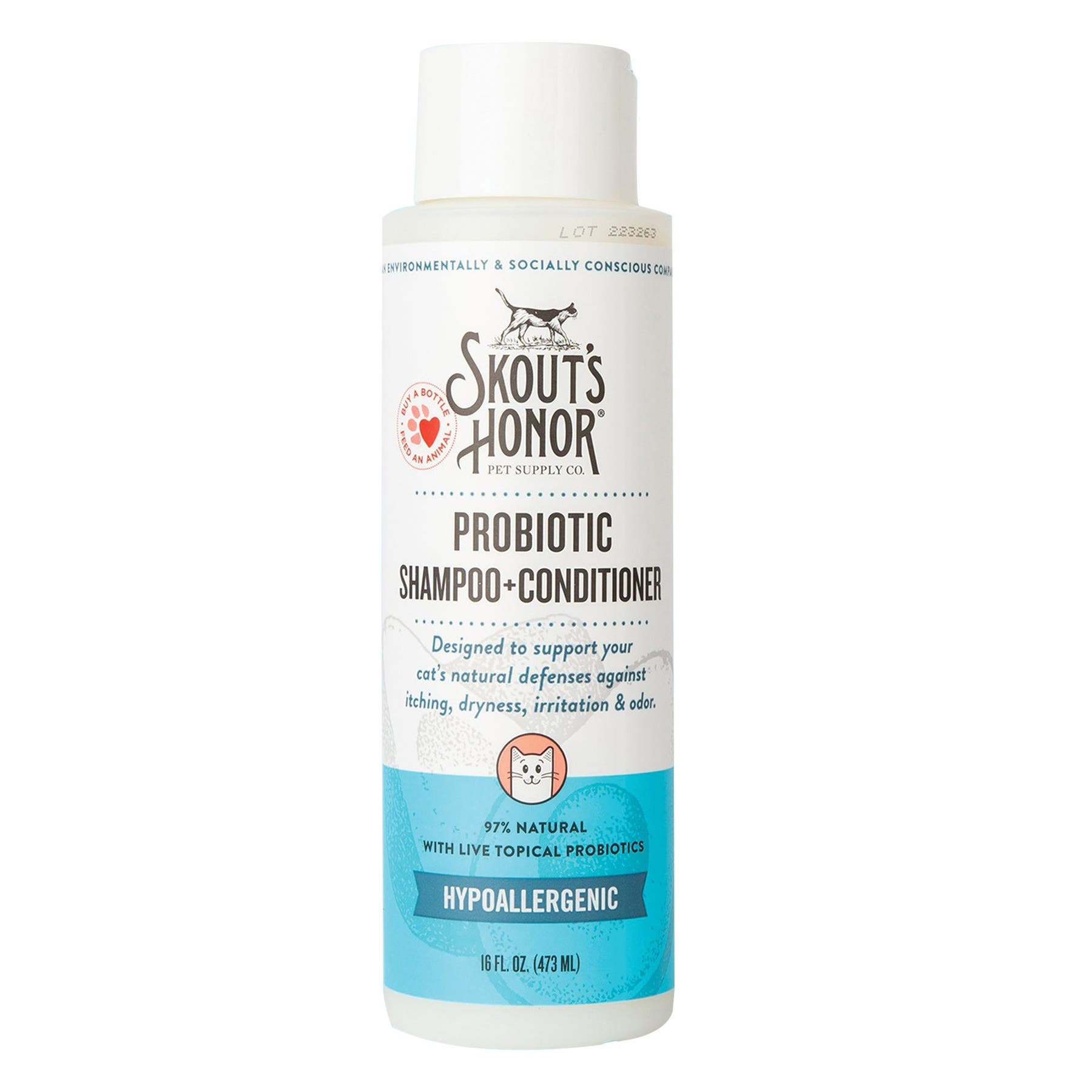 Skout's Shampoo and Conditioner, Liquid, 16 oz, Bottle