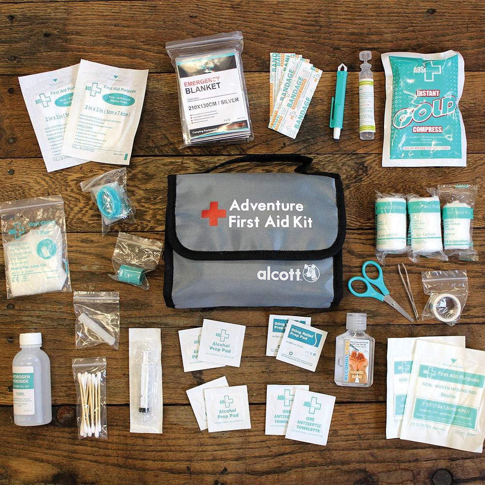 alcott HLT EX OS FA First Aid Kit, 46-Piece
