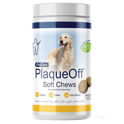 NaturVet ProDen PlaqueOff 76000476 Soft Chew, L, Giant, 45