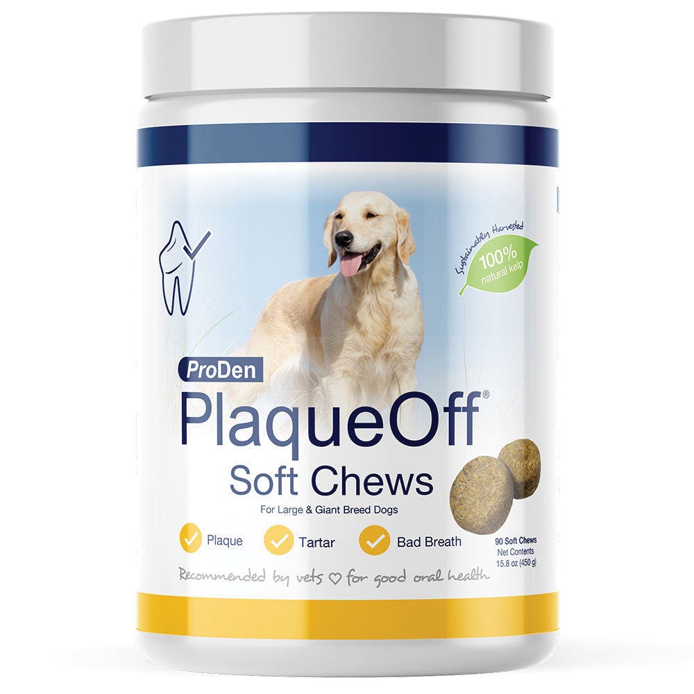 NaturVet ProDen PlaqueOff 76000477 Soft Chew, L, Giant, 90