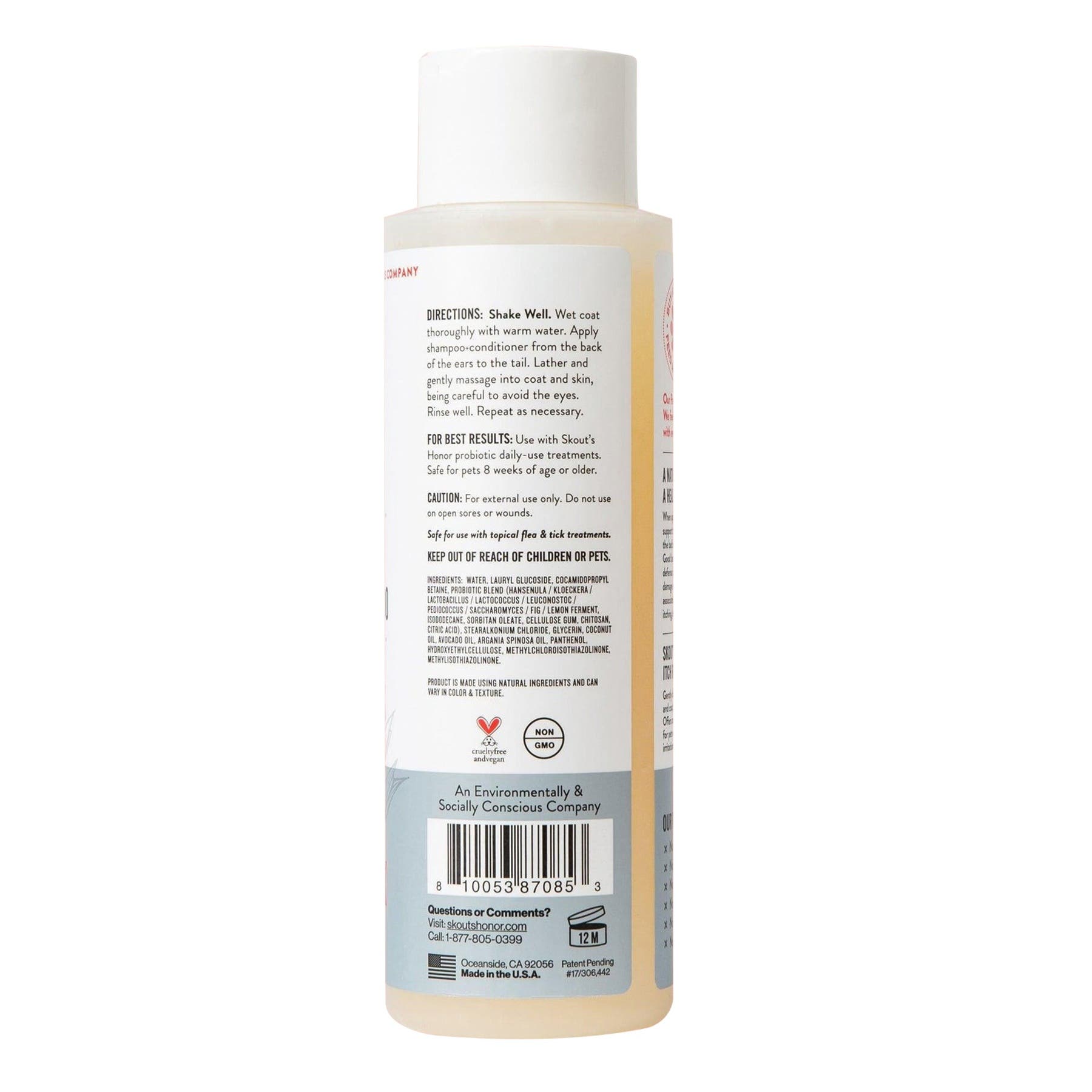 Skout's Itch Relief Shampoo, Liquid, 16 oz, Bottle