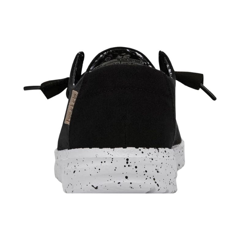 heydude Wendy Casual Shoes, 6, Black Odyssey, Cotton, Lace