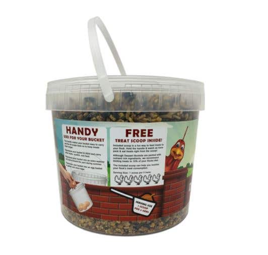 Pecking Order Dessert Bucket with Mealworm Sprinkles, 5 Lb.